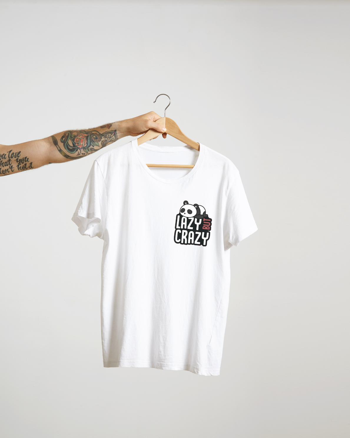 Lazy But Crazy Panda Tshirt