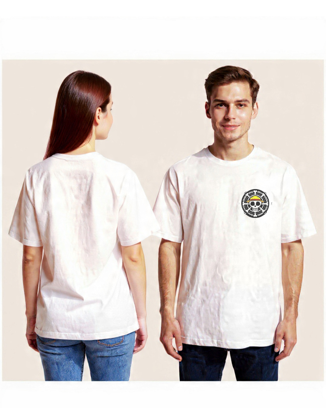 One Piece Compass Oversized T-Shirt