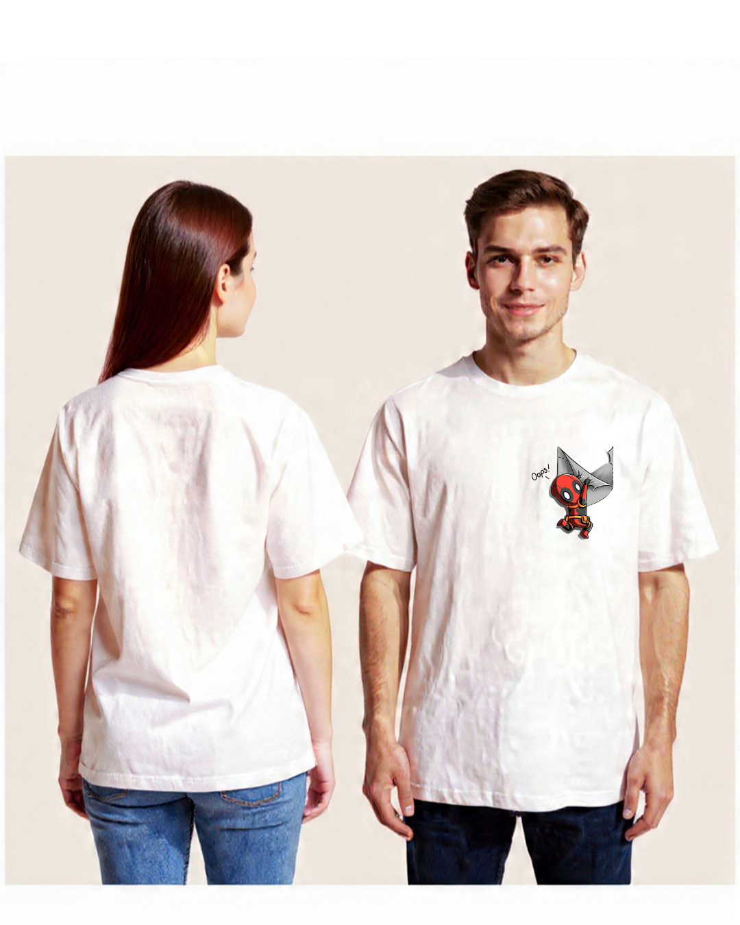 Oops! Deadpool Oversized T-Shirt