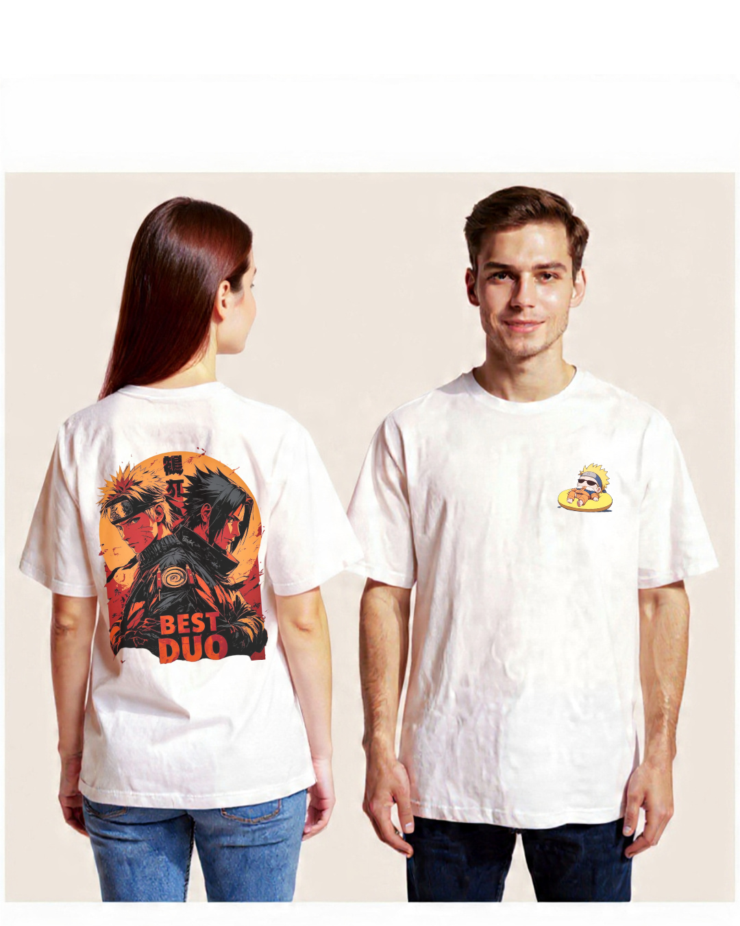 Best Duo Naruto Oversized T-Shirt