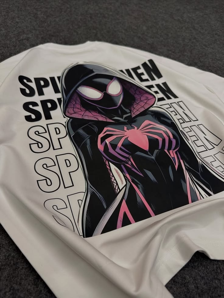 Spider-Man × Spider-Gwen Couple Oversized T-Shirts
