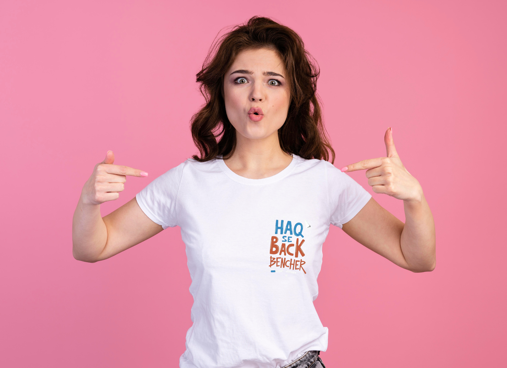 Haq Se Backbencher Tshirt