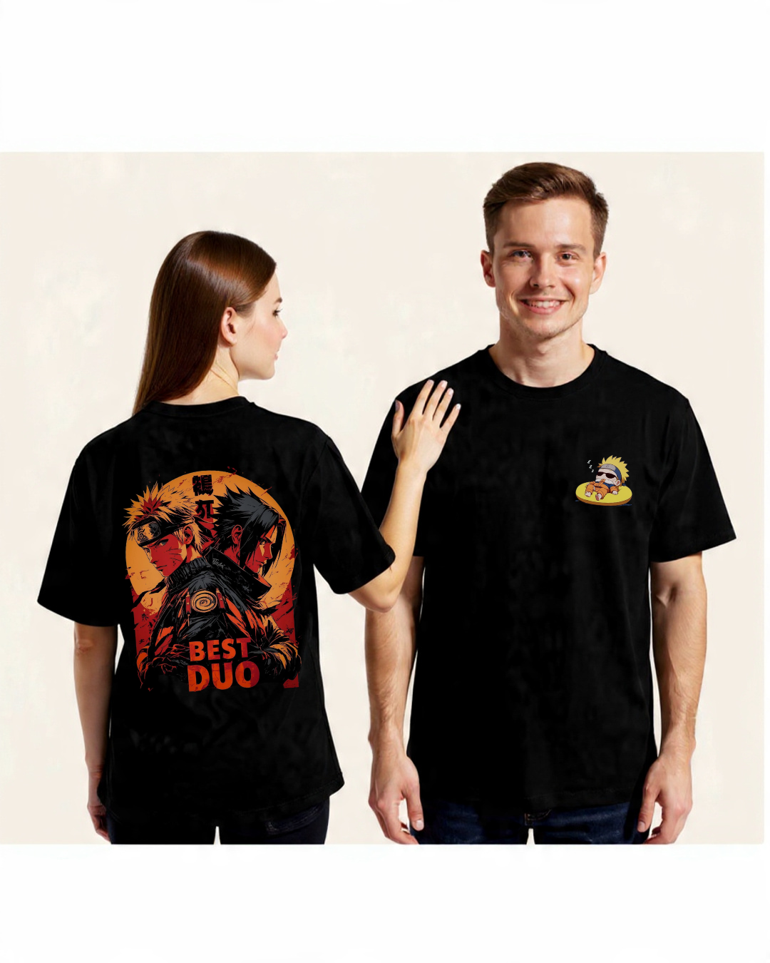 Best Duo Naruto Oversized T-Shirt