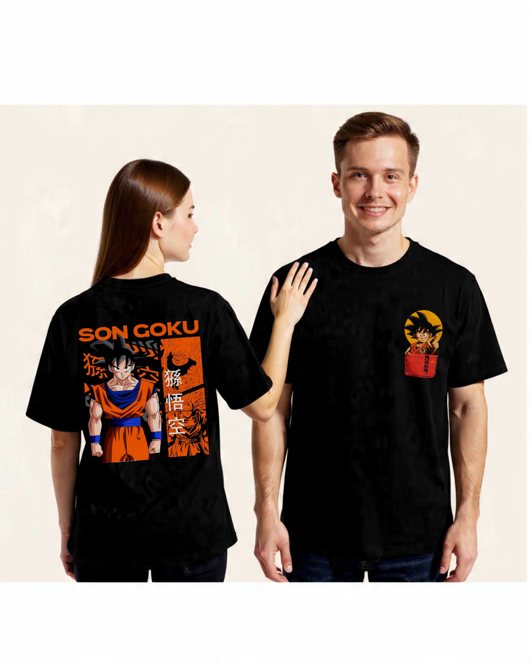 Saiyan Goku Oversized Anime T-Shirt