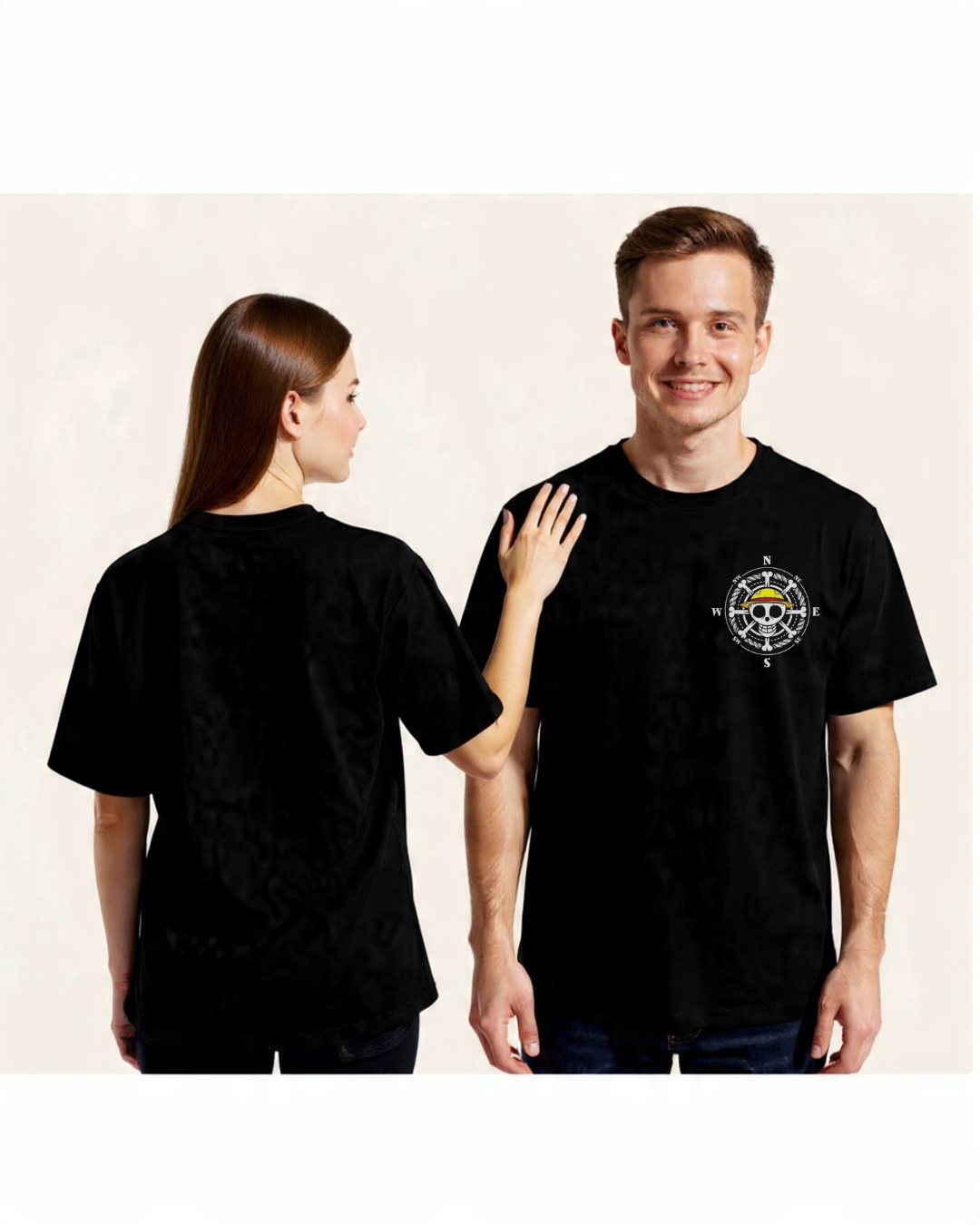 One Piece Compass Oversized T-Shirt