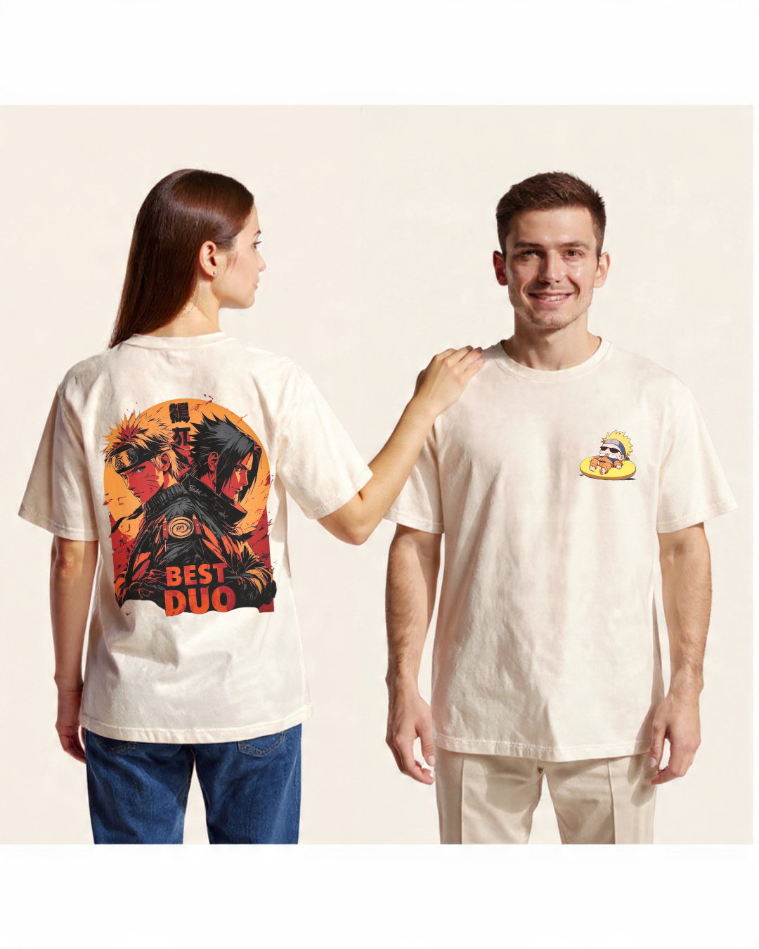 Best Duo Naruto Oversized T-Shirt