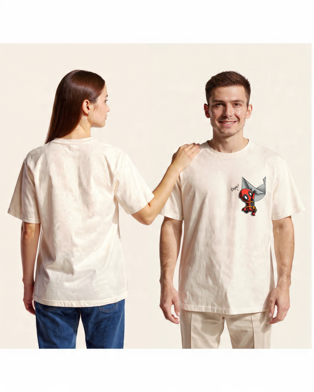 Oops! Deadpool Oversized T-Shirt
