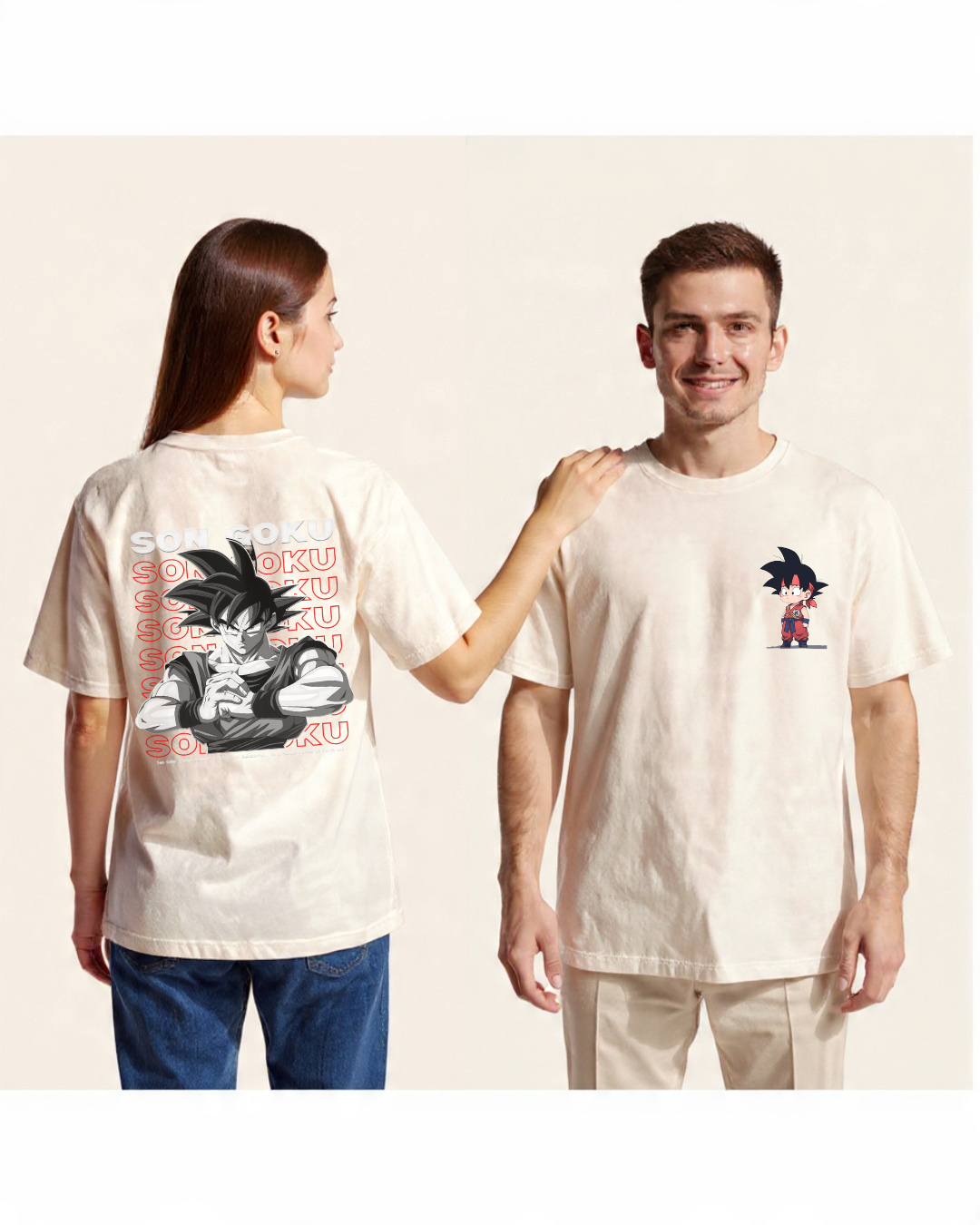 Son Goku Anime Oversized T-Shirt