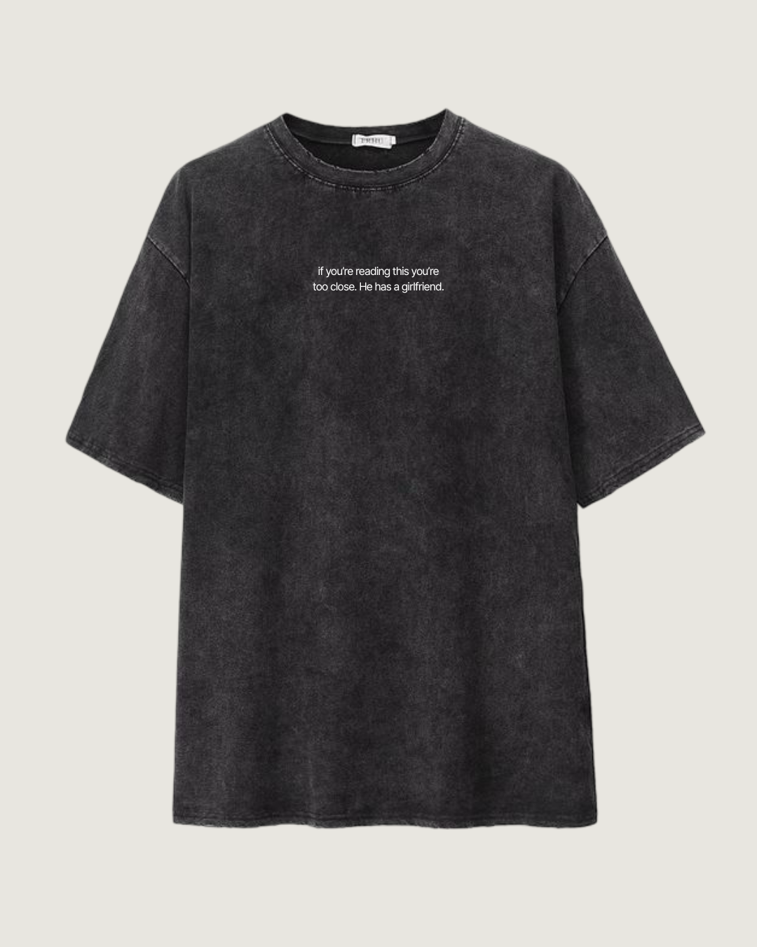 Too Close Warning Graphic T-Shirt