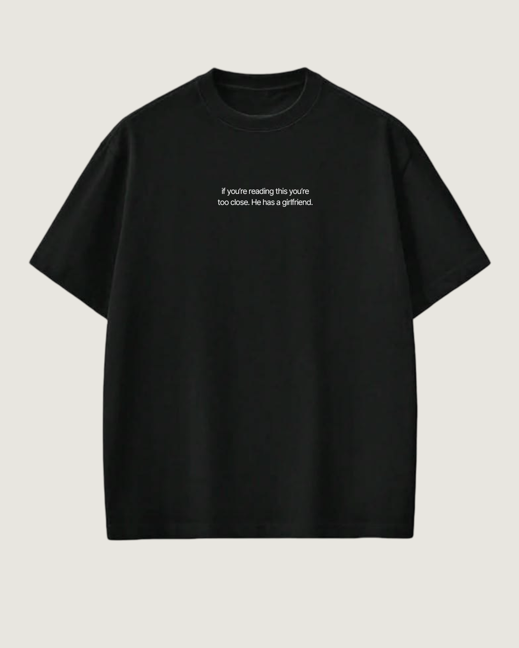 Too Close Warning Graphic T-Shirt