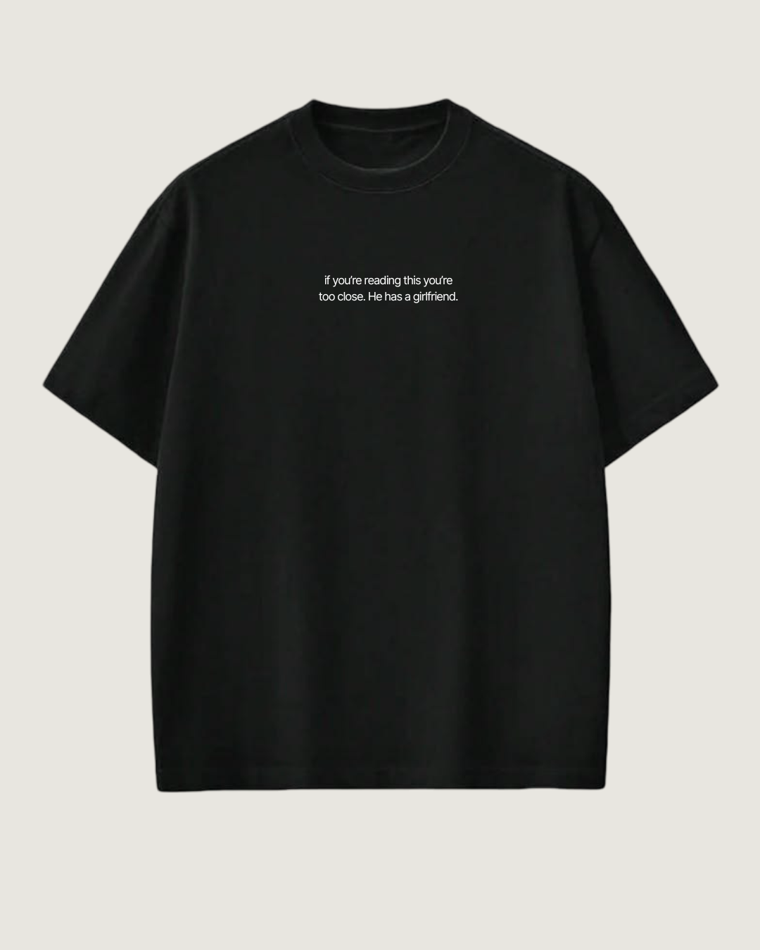 Too Close Warning Graphic T-Shirt