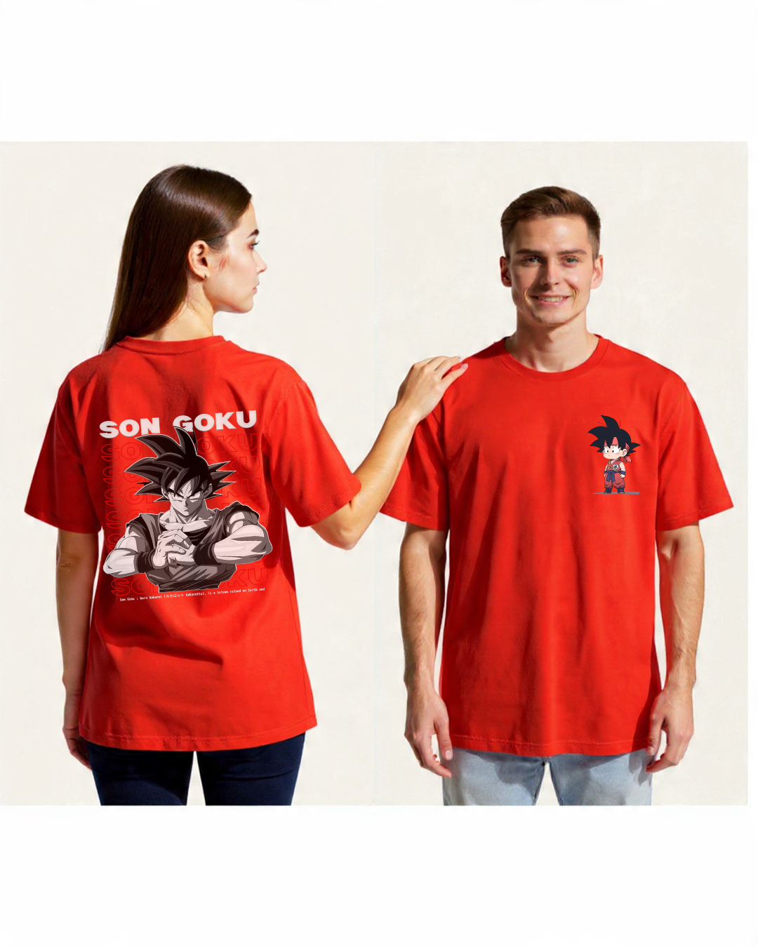 Son Goku Anime Oversized T-Shirt