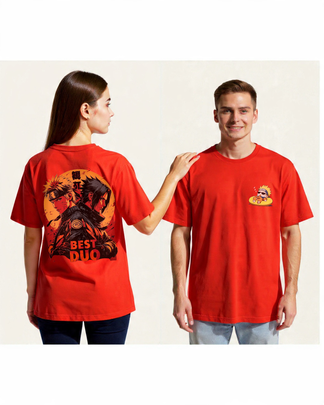 Best Duo Naruto Oversized T-Shirt