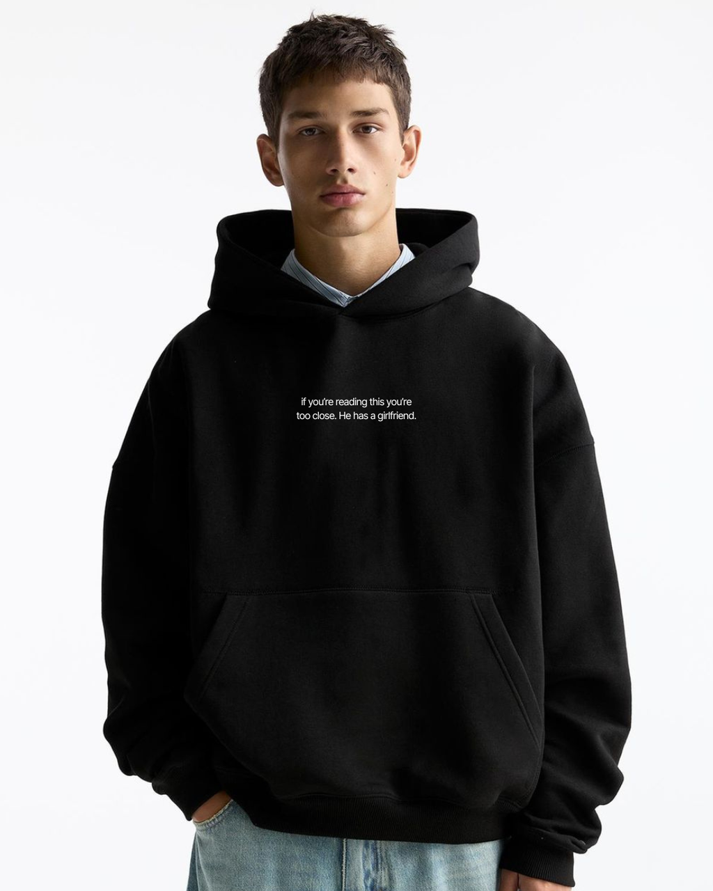 Too Close Warning Graphic T-Shirt