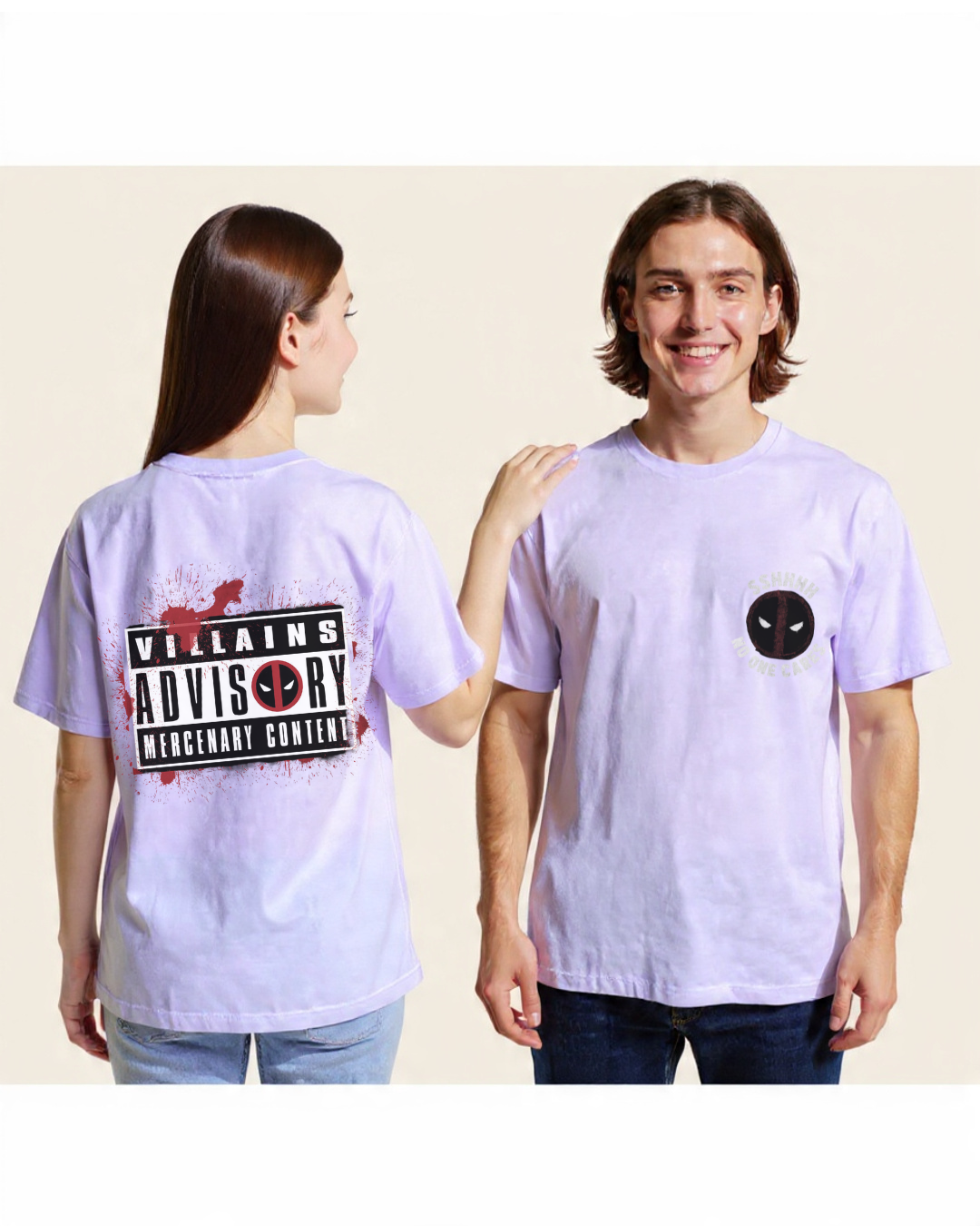 Deadpool Advisory Oversized T-Shirt