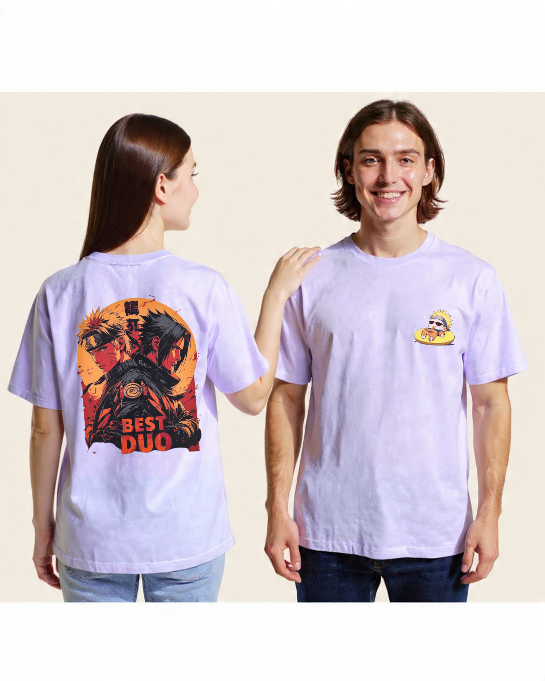Best Duo Naruto Oversized T-Shirt