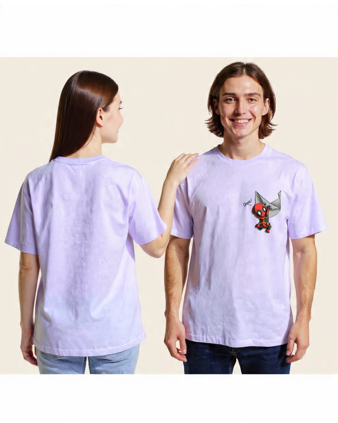 Oops! Deadpool Oversized T-Shirt