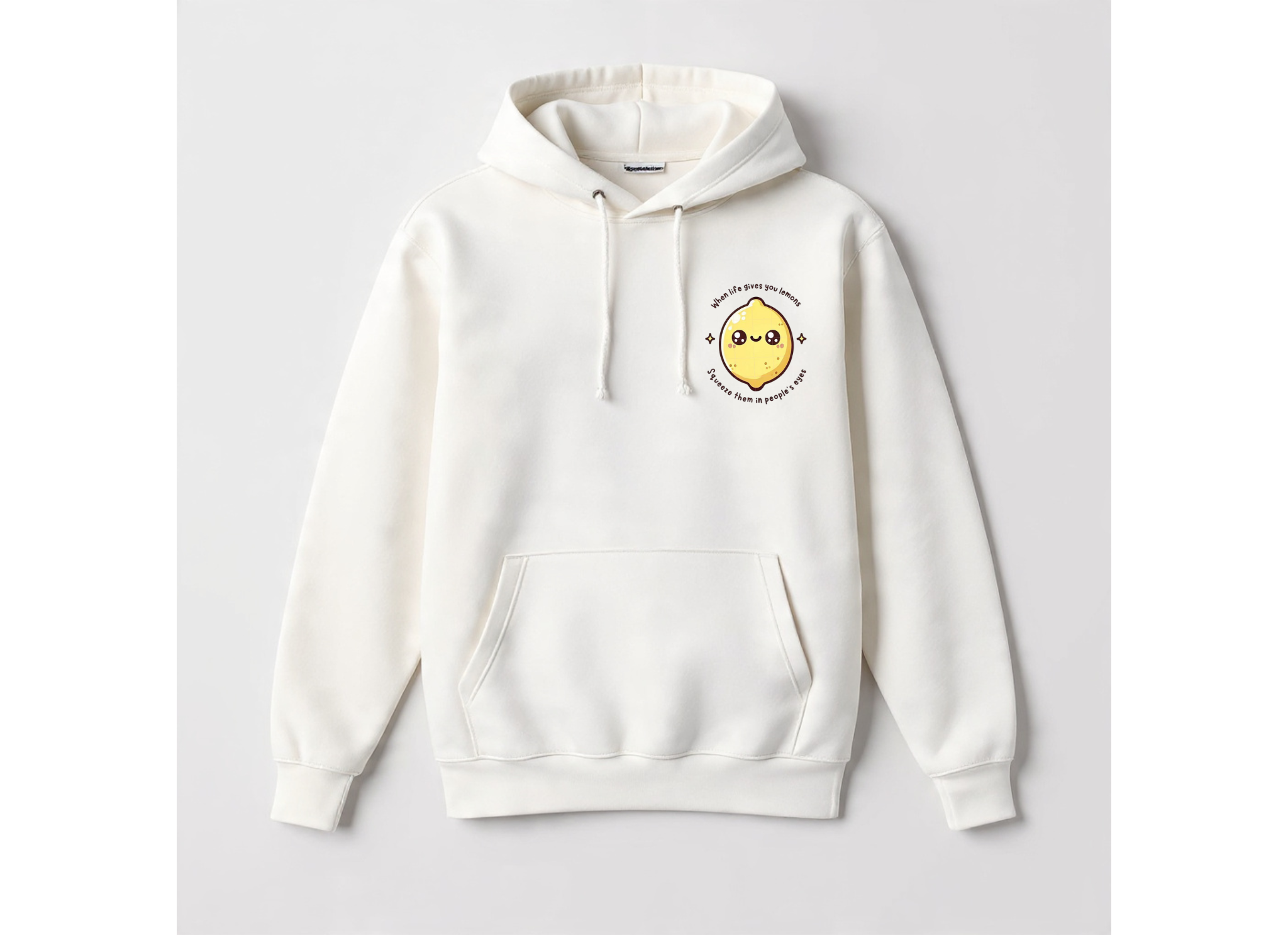 Sour But Sweet Lemon Oversized Hoodie
