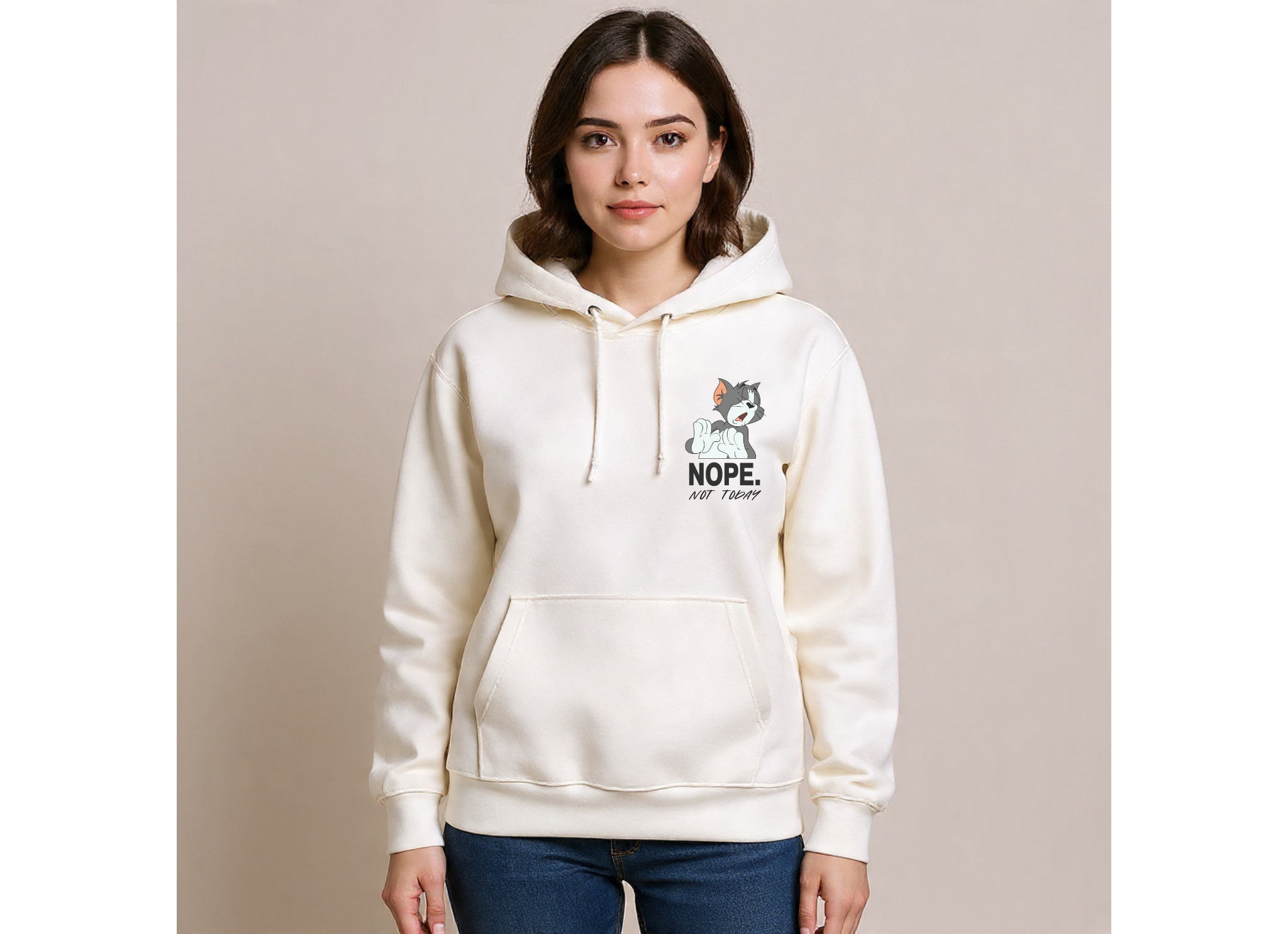 NOPE. Not Today Oversized Hoodie