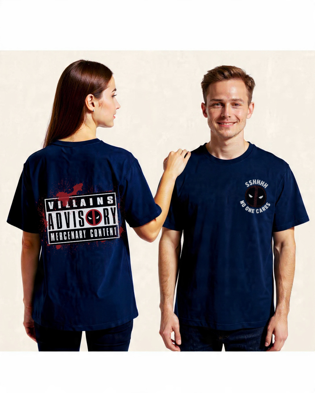 Deadpool Advisory Oversized T-Shirt