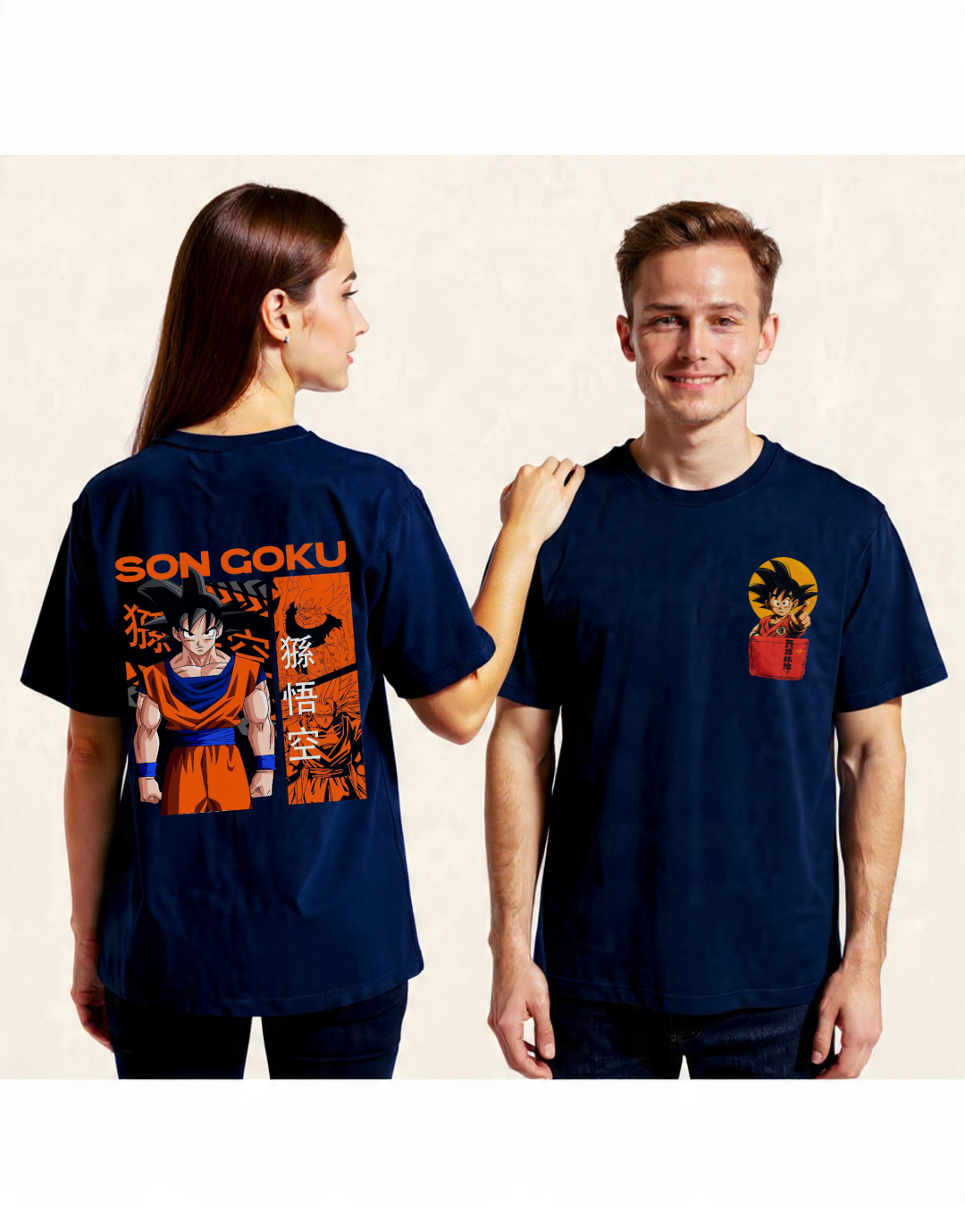 Saiyan Goku Oversized Anime T-Shirt