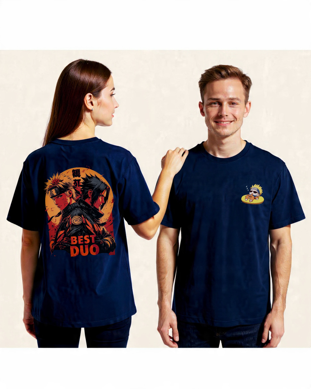 Best Duo Naruto Oversized T-Shirt