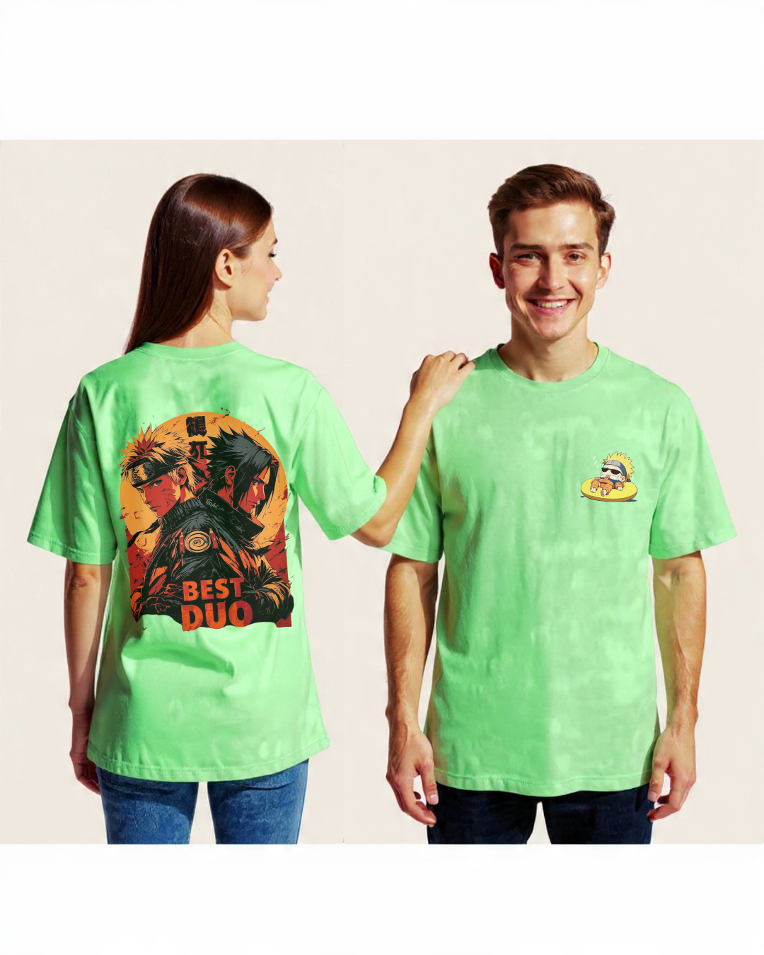 Best Duo Naruto Oversized T-Shirt