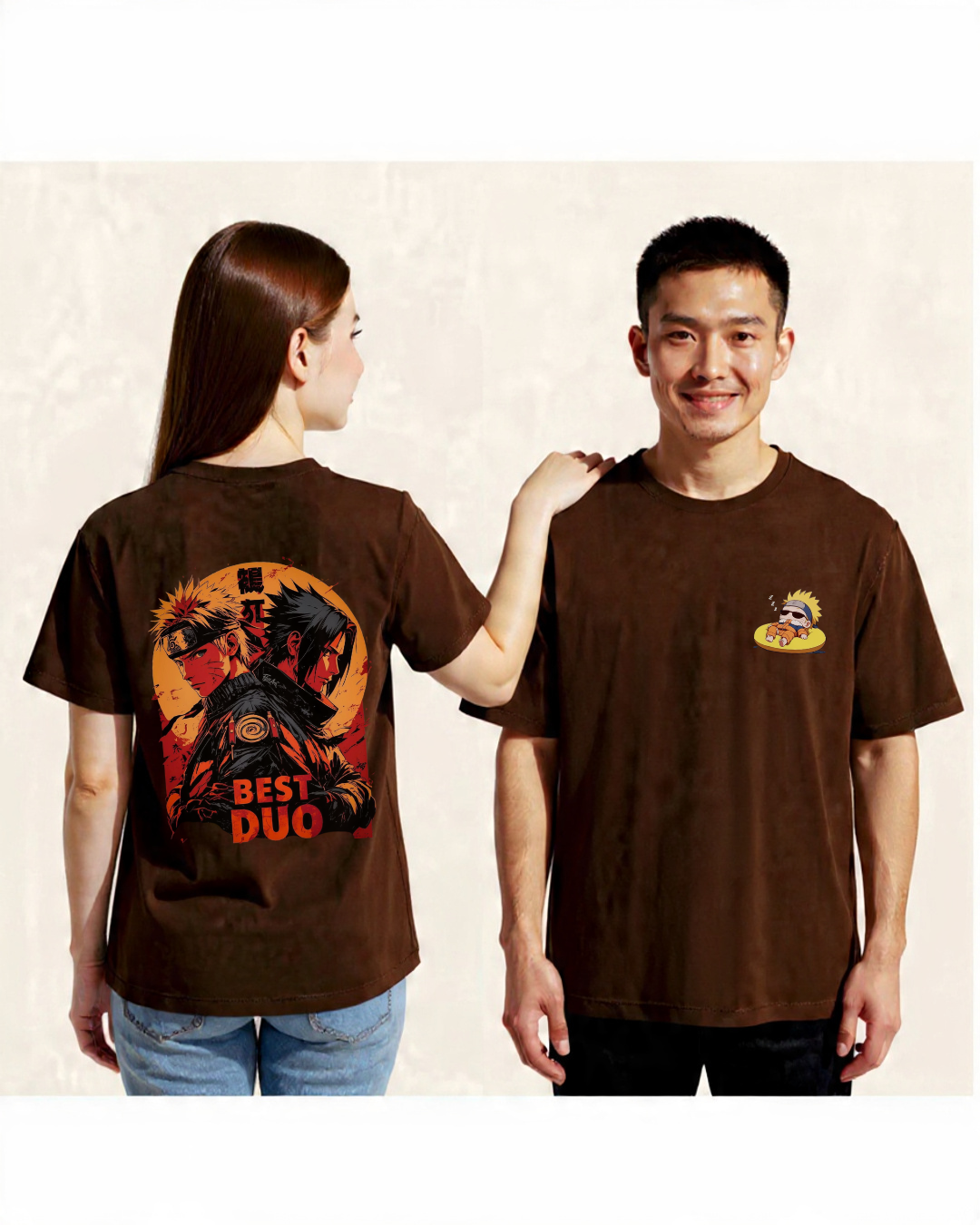 Best Duo Naruto Oversized T-Shirt