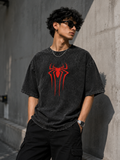 Spider-Man Acid Wash Oversized T-Shirt