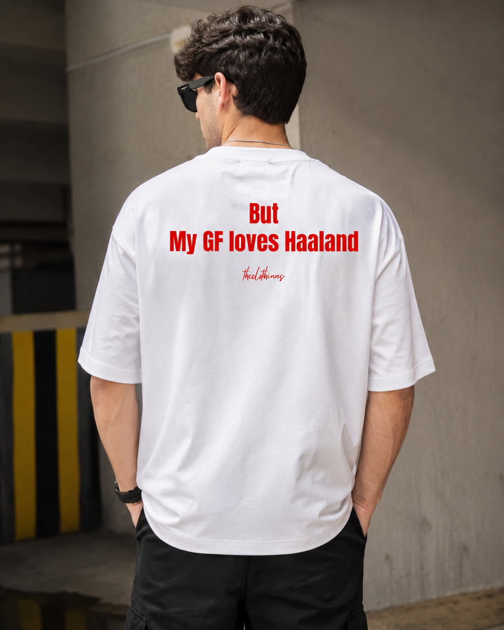My GF Loves Haaland – Oversized T-Shirt