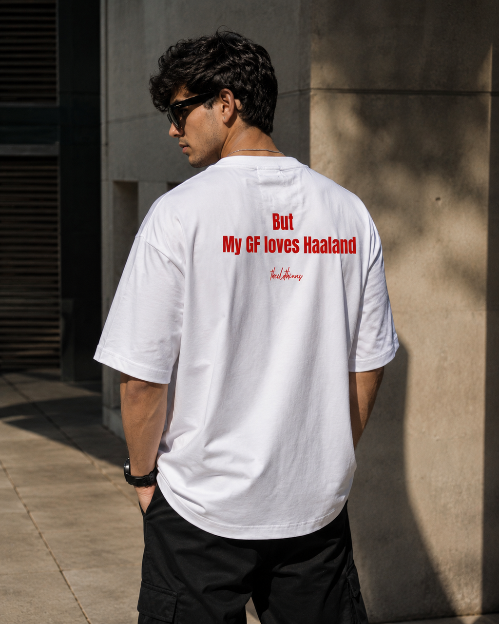 My GF Loves Haaland – Oversized T-Shirt