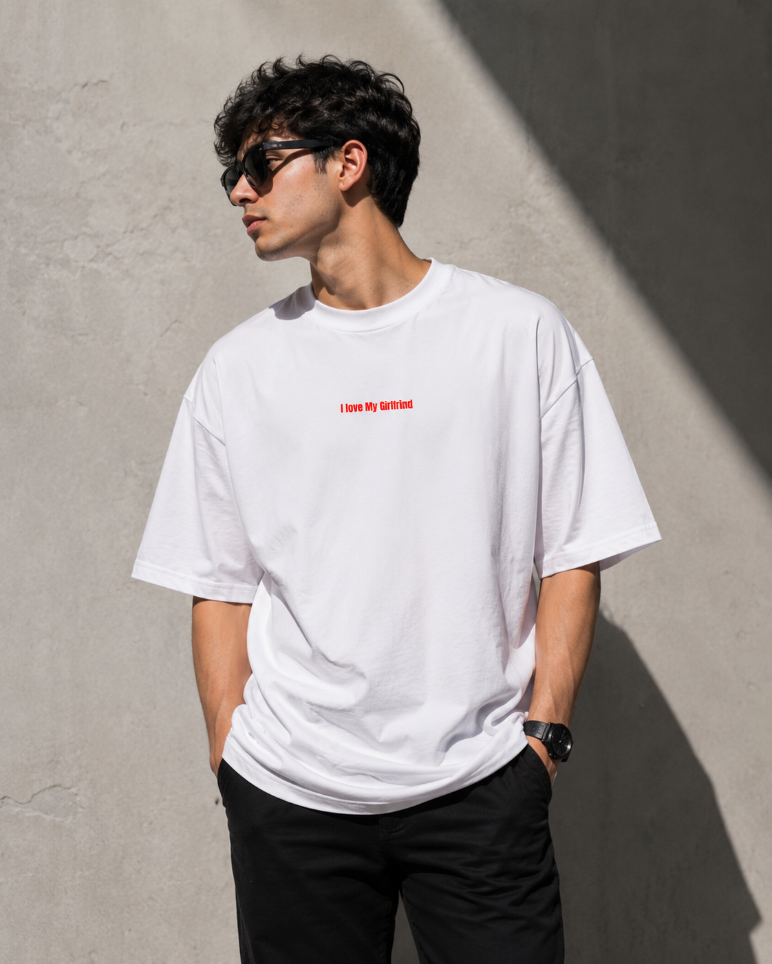 My GF Loves Haaland – Oversized T-Shirt