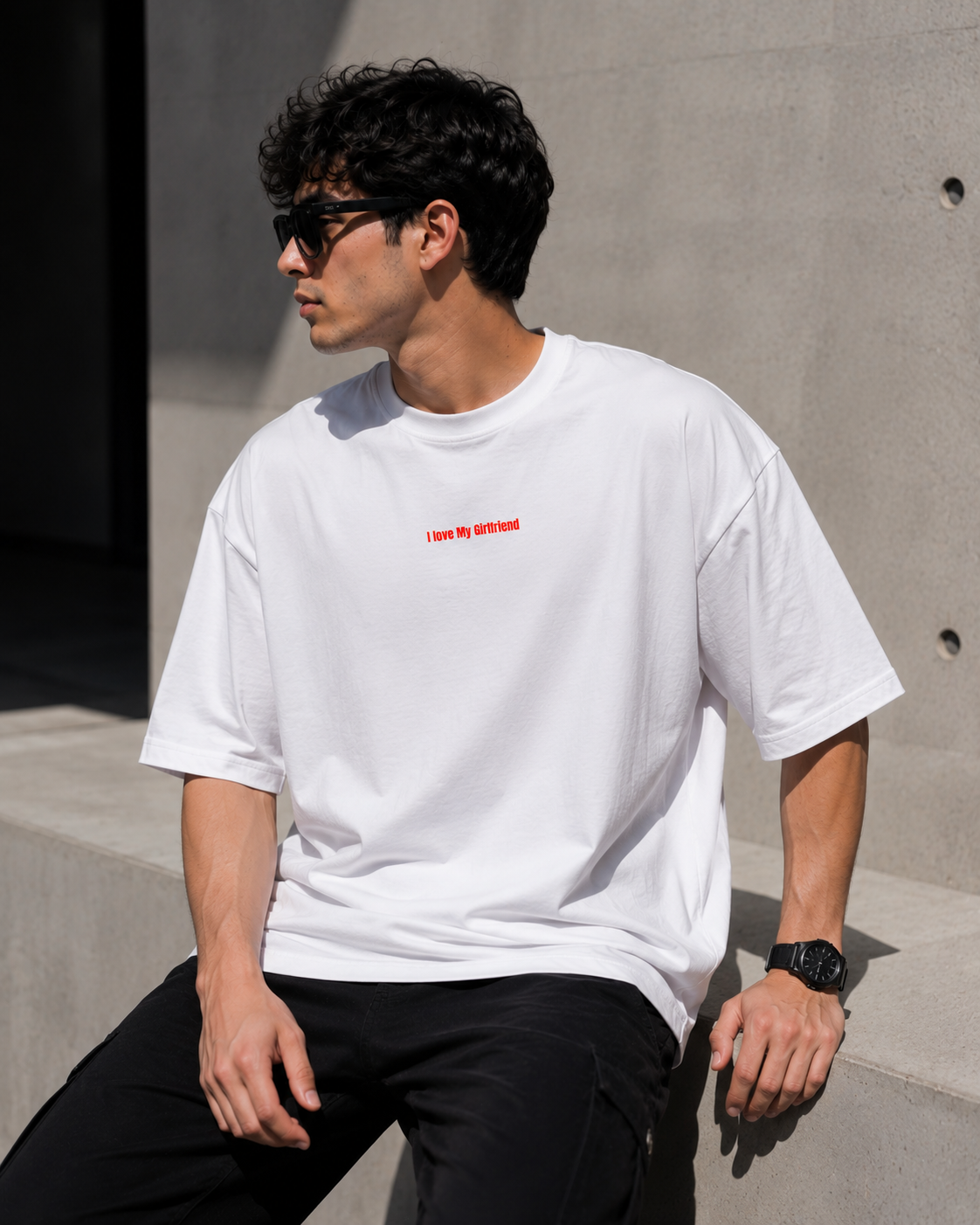 My GF Loves Haaland – Oversized T-Shirt