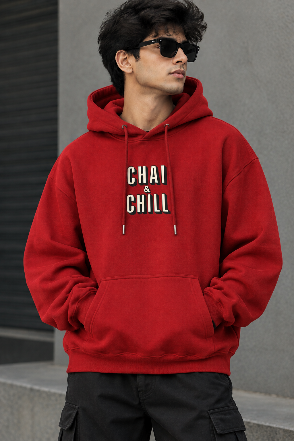 Chai & Chill Oversized Hoodie