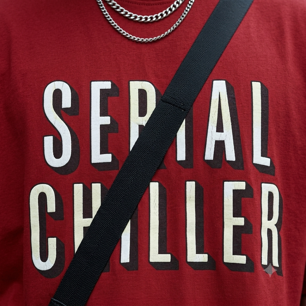 Serial Chiller Streetwear Oversized T-Shirt