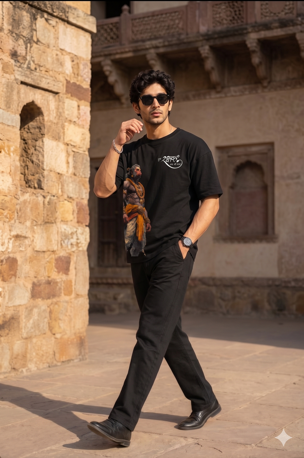 Rakshak – The Eternal Guardian Oversized T-Shirt