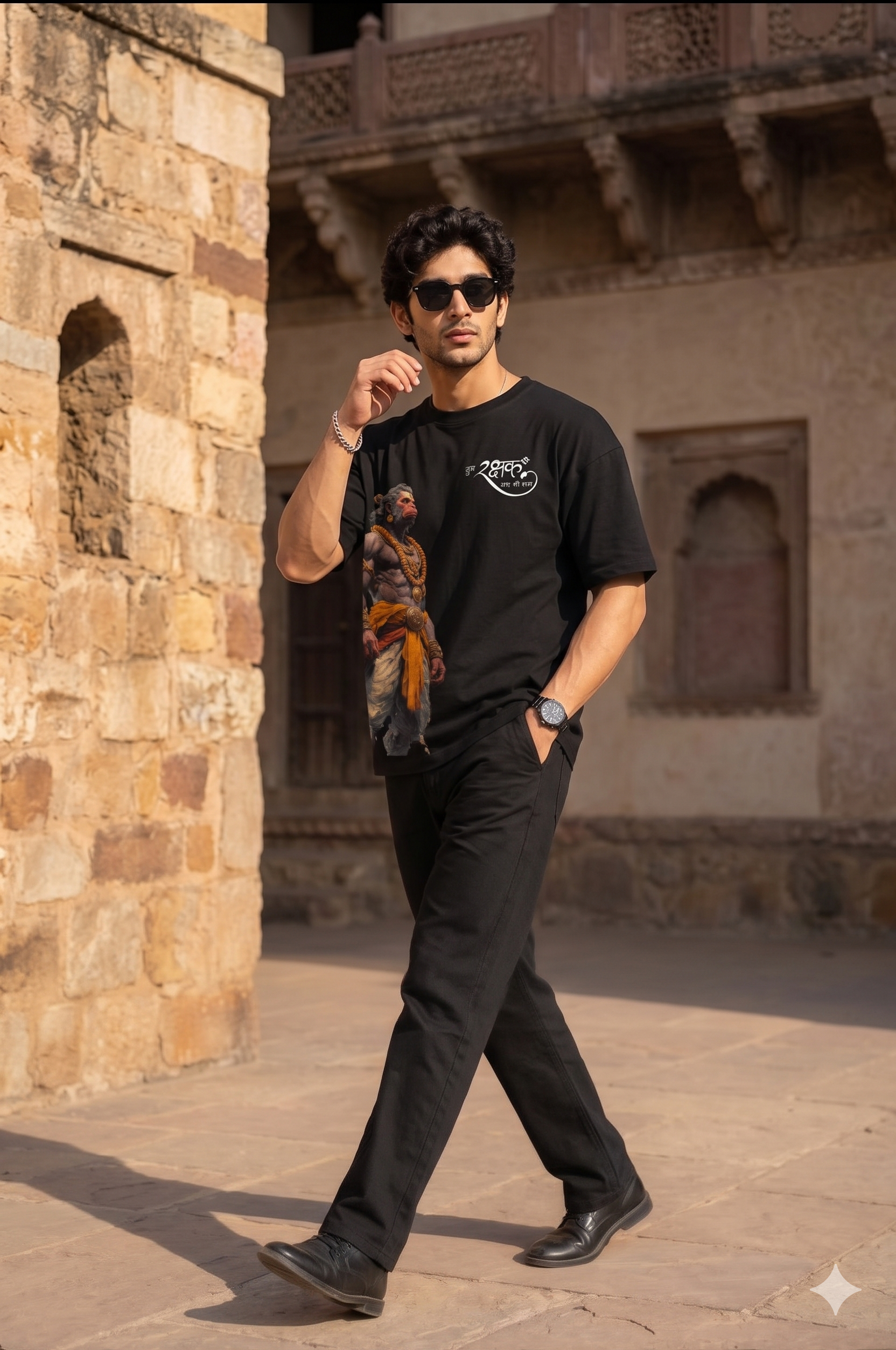 Rakshak – The Eternal Guardian Oversized T-Shirt