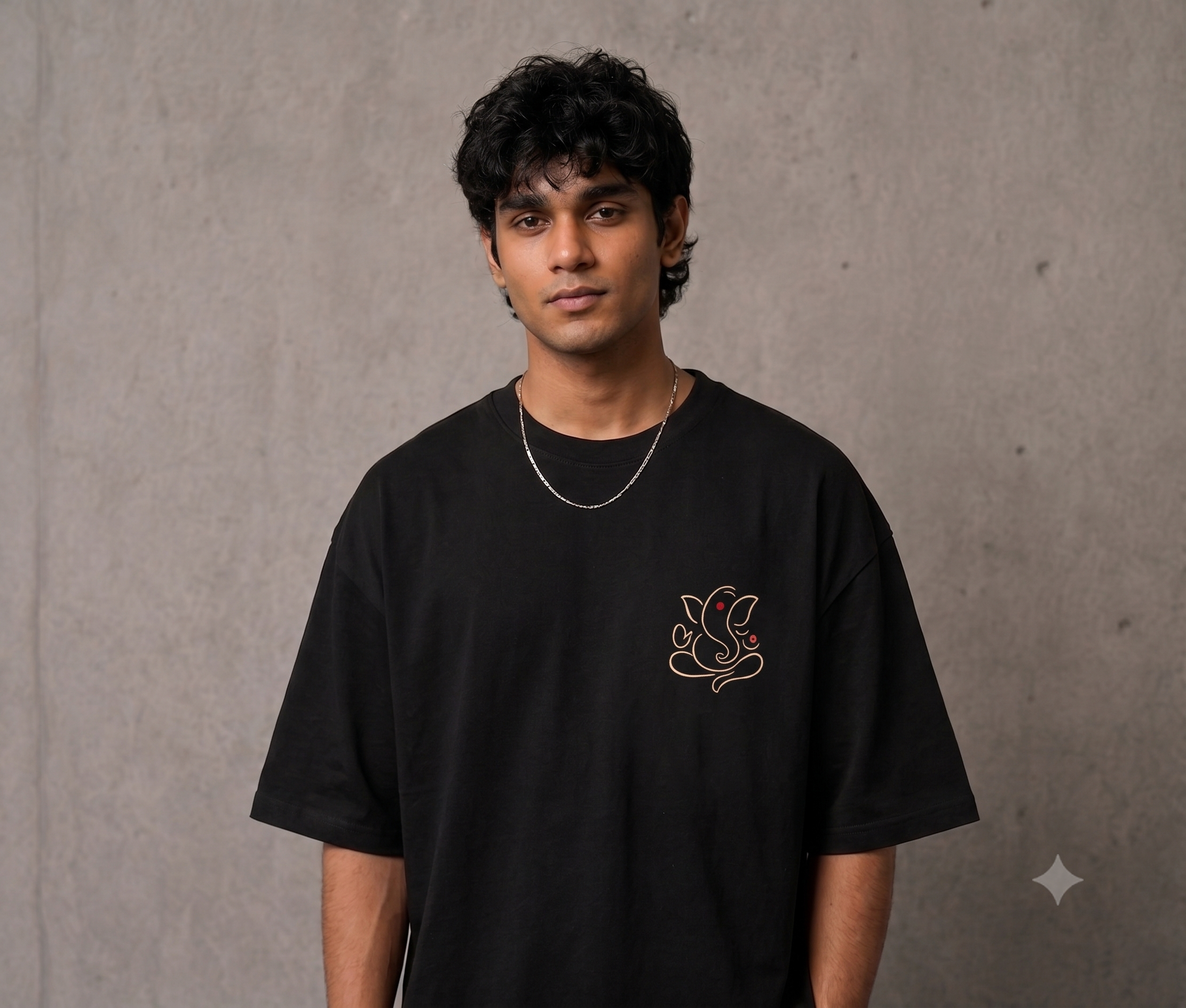 Ganpati Bappa Oversized T-Shirt