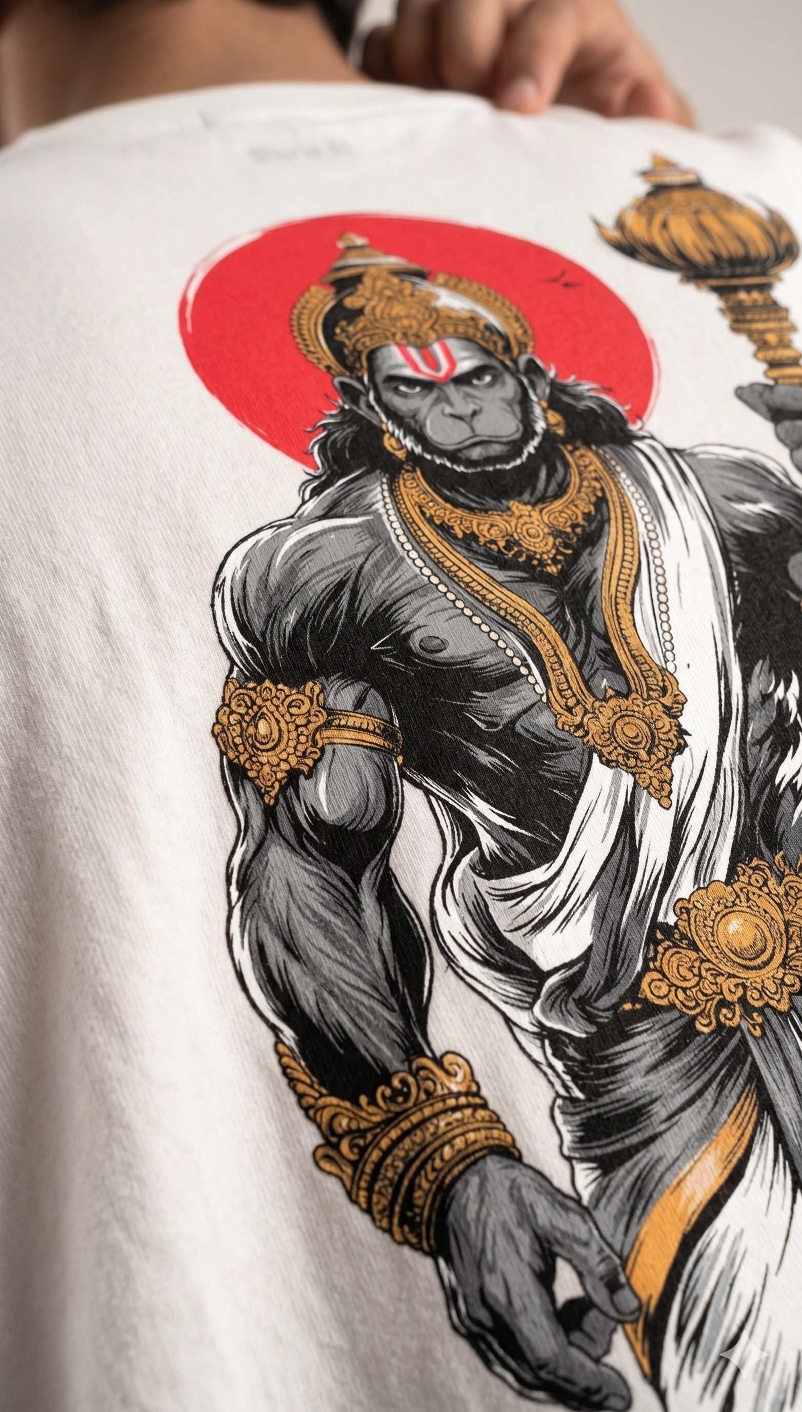Hanuman Veer Oversized T-Shirt