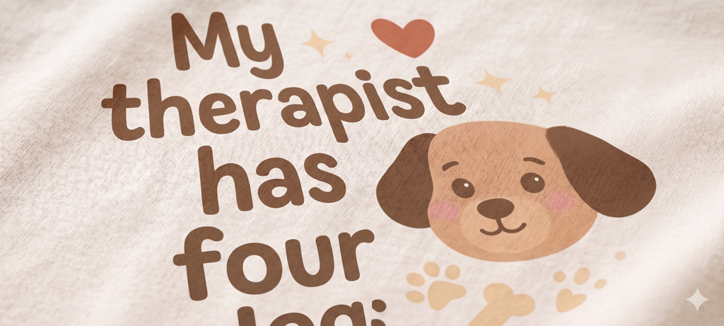 My Therapist Has Four Legs Oversized T-Shirt
