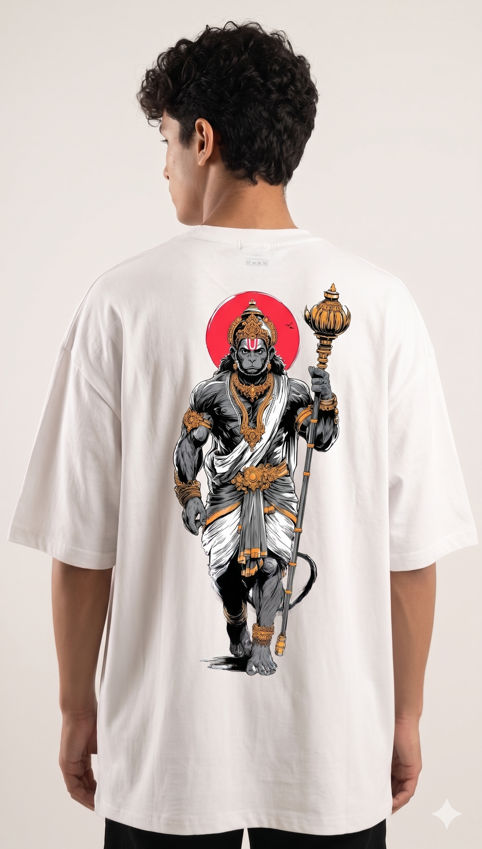 Hanuman Veer Oversized T-Shirt