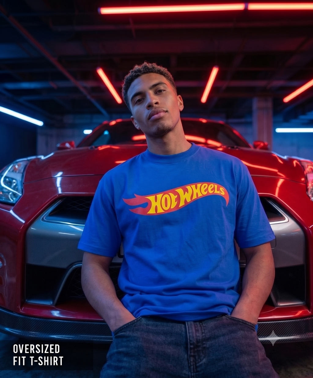 Hot Wheels Racing Oversized T-Shirt