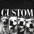 Custom Pet Collage Oversized T-Shirt