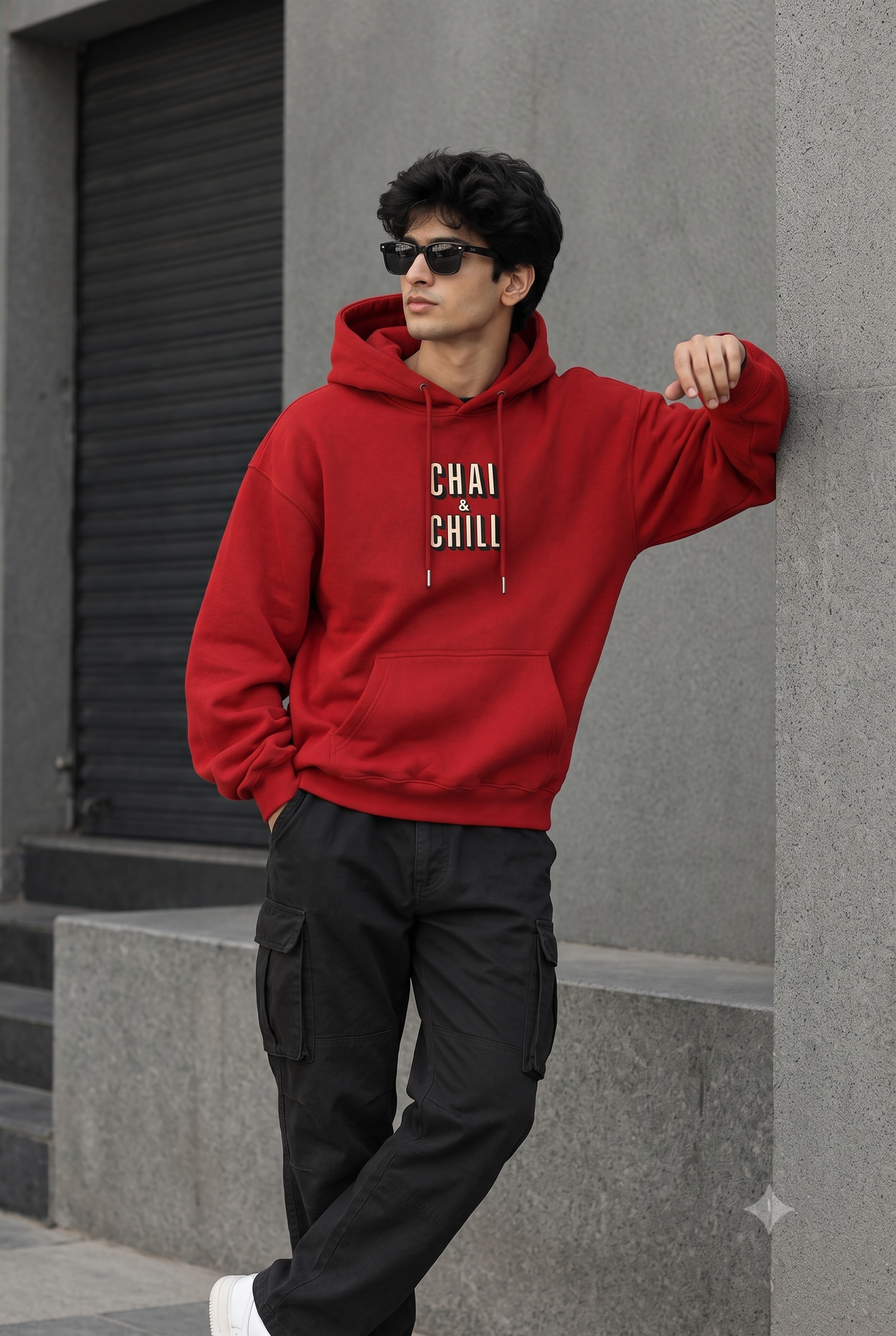 Chai & Chill Oversized Hoodie