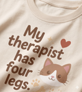 My Therapist Has Four Legs Oversized T-Shirt