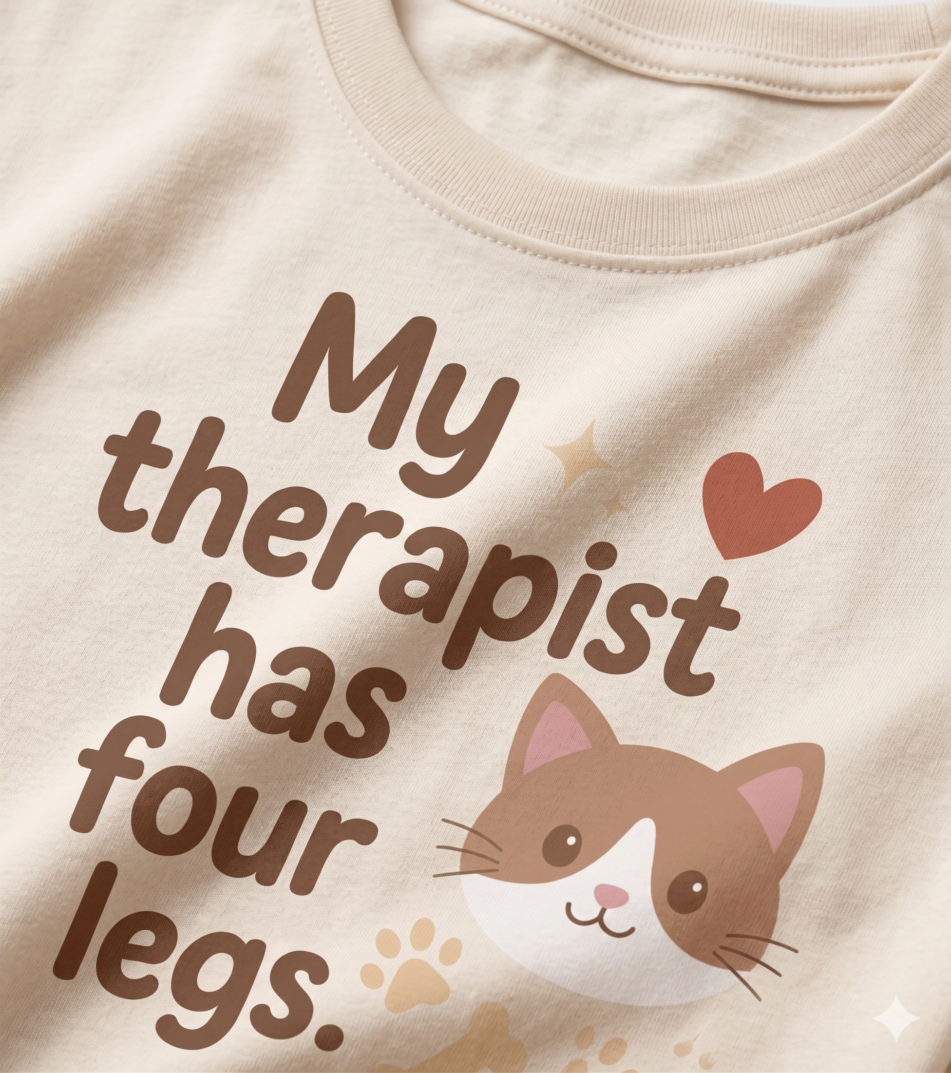 My Therapist Has Four Legs Oversized T-Shirt