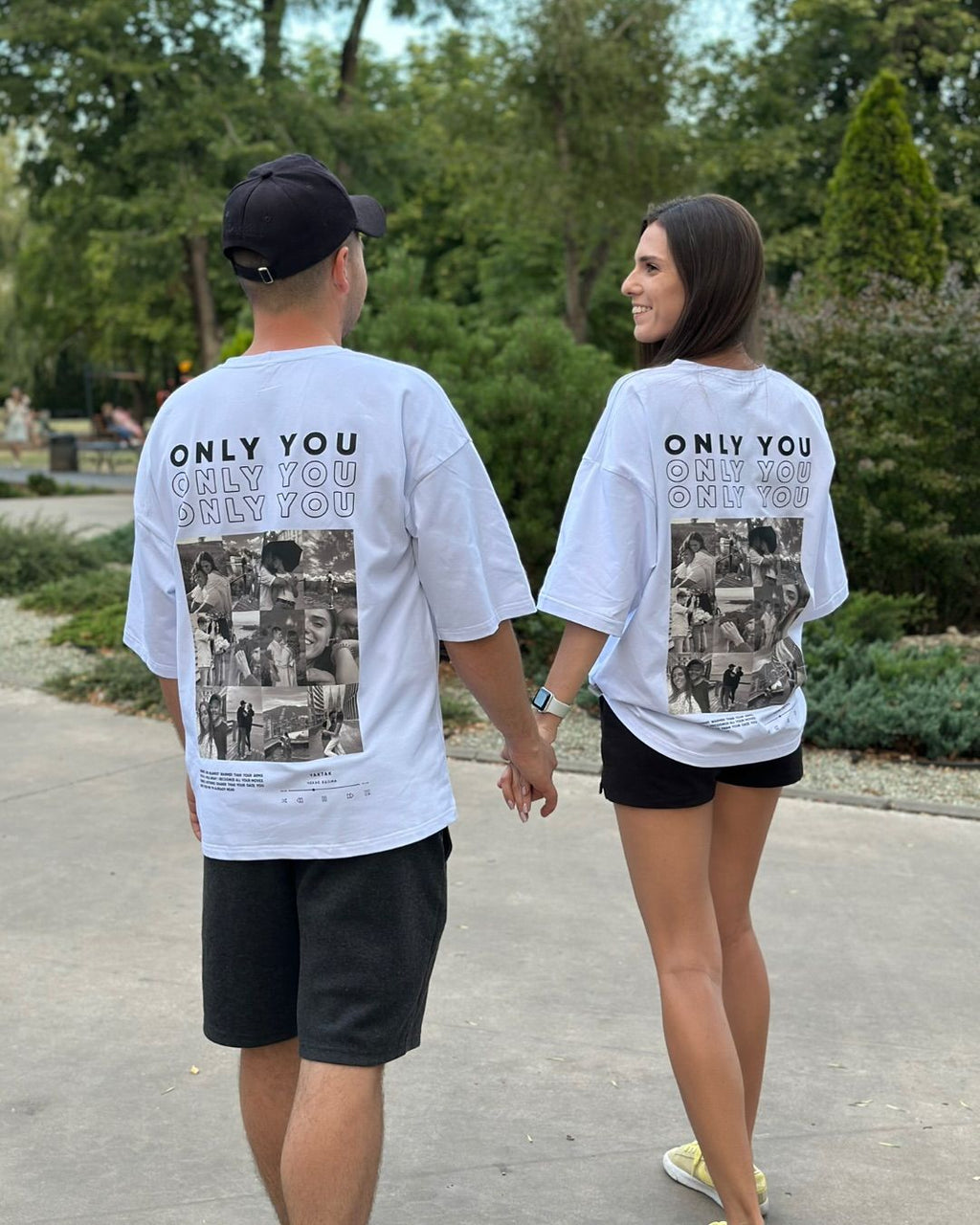 Couple Custom Oversize Tshirt