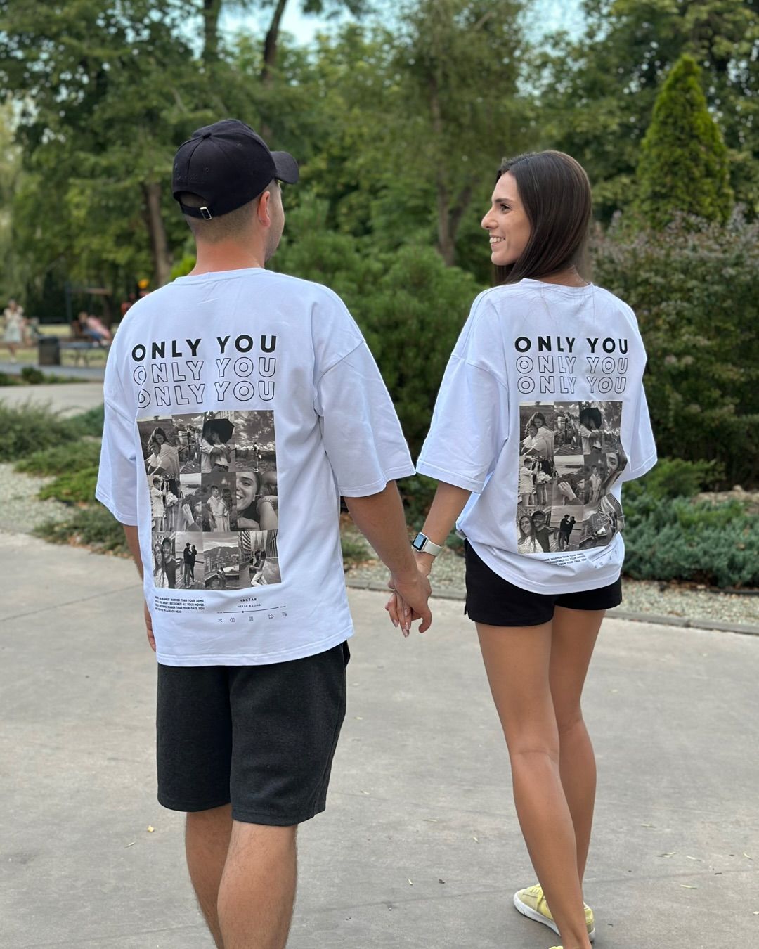 Couple Custom Oversize Tshirt