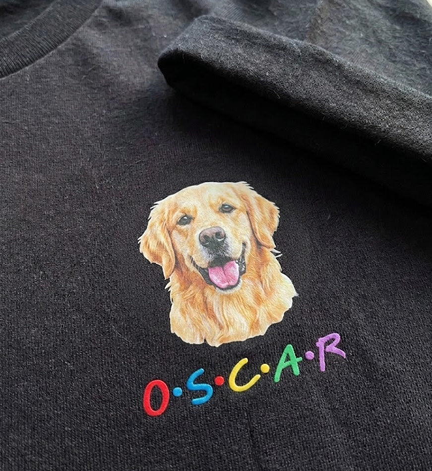 Personalized Pet Face Oversized T-Shirt