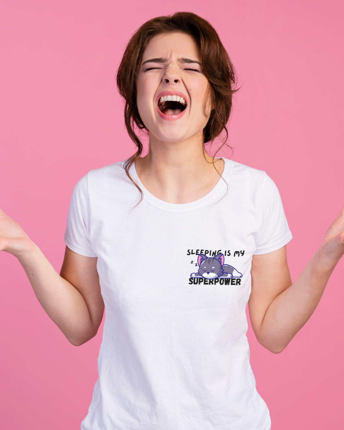 Sleep Power Graphic Tshirt